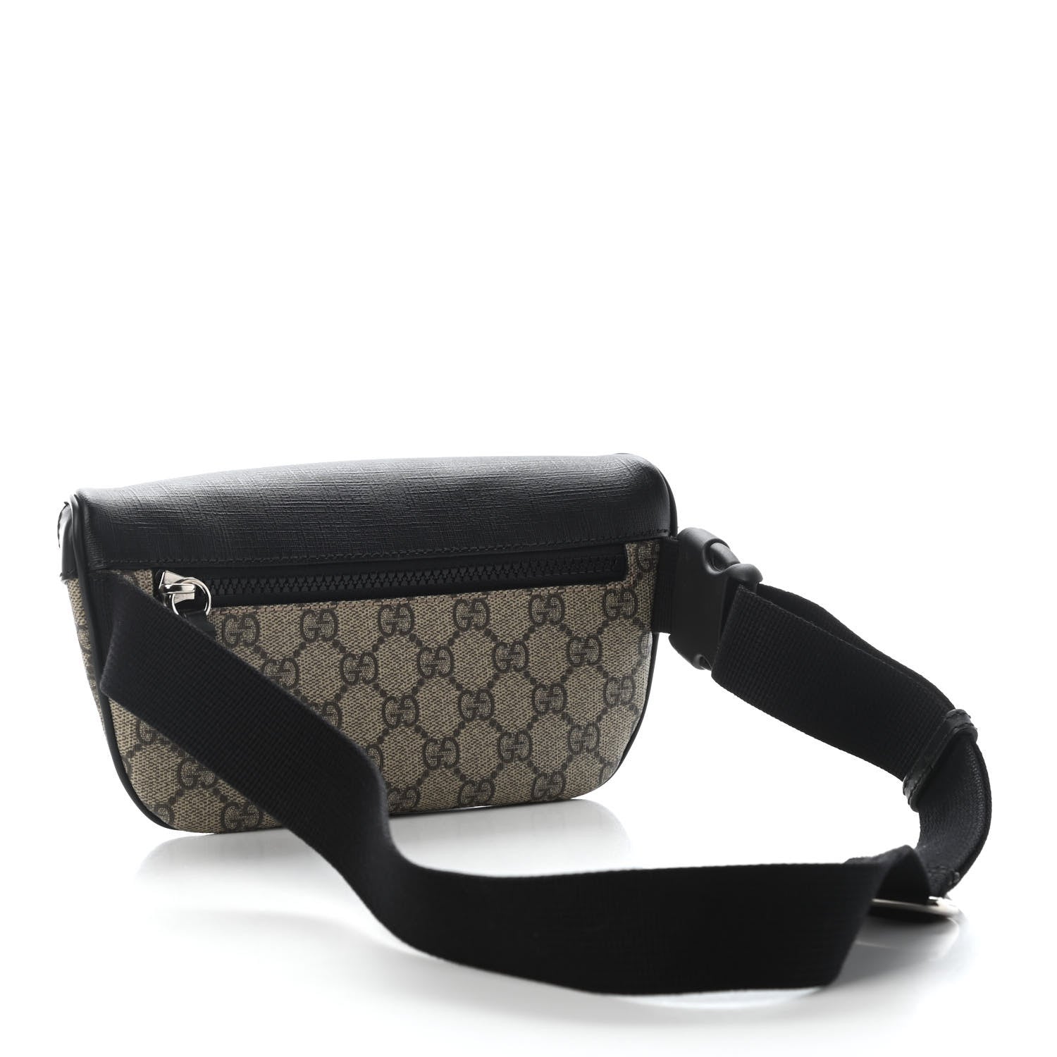 Gucci GG Supreme Monogram Belt Bag Black 3 of 7