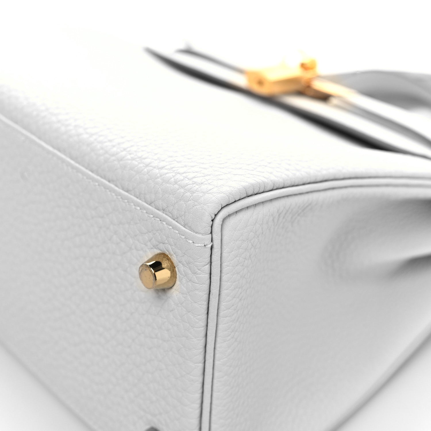 Hermes Togo Kelly Retourne 28 Gris Pale 9 of 13