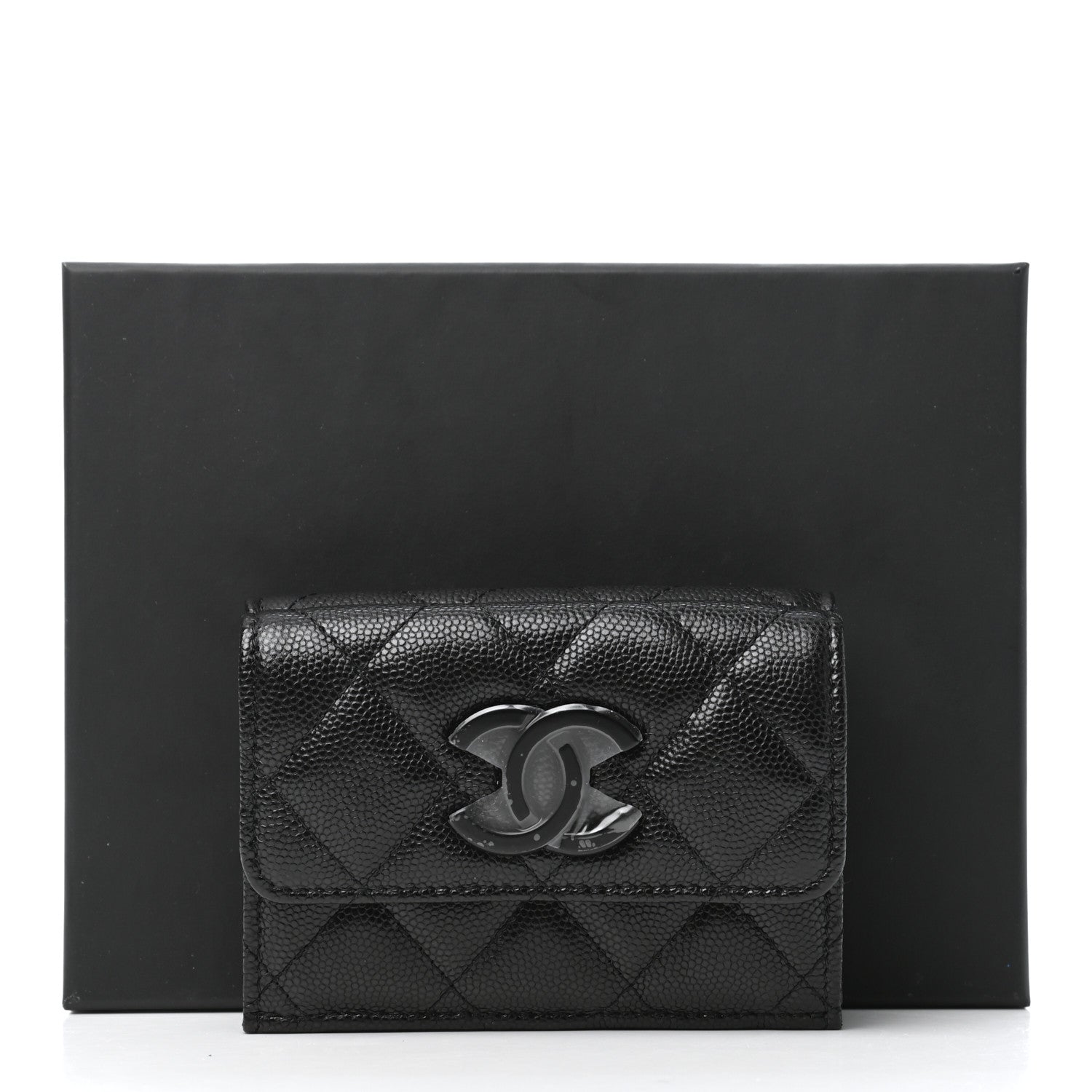 Chanel Caviar Quilted My Everything Small Flap Wallet Black 8 of 8