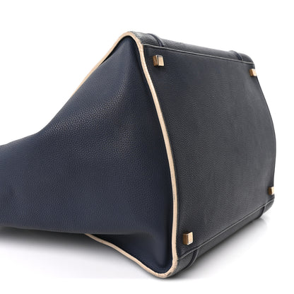 Celine Baby Grained Calfskin Medium Phantom Luggage Navy 8 of 9