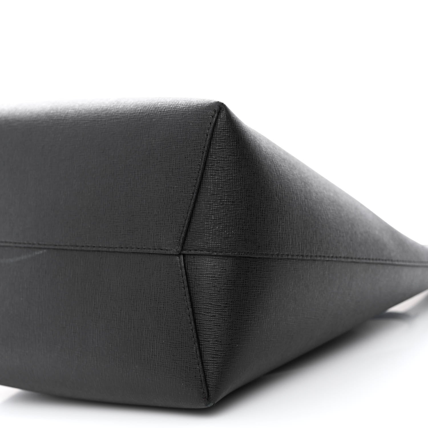 Mansur Gavriel Saffiano Bucket Bag Black Flamma 10 of 15
