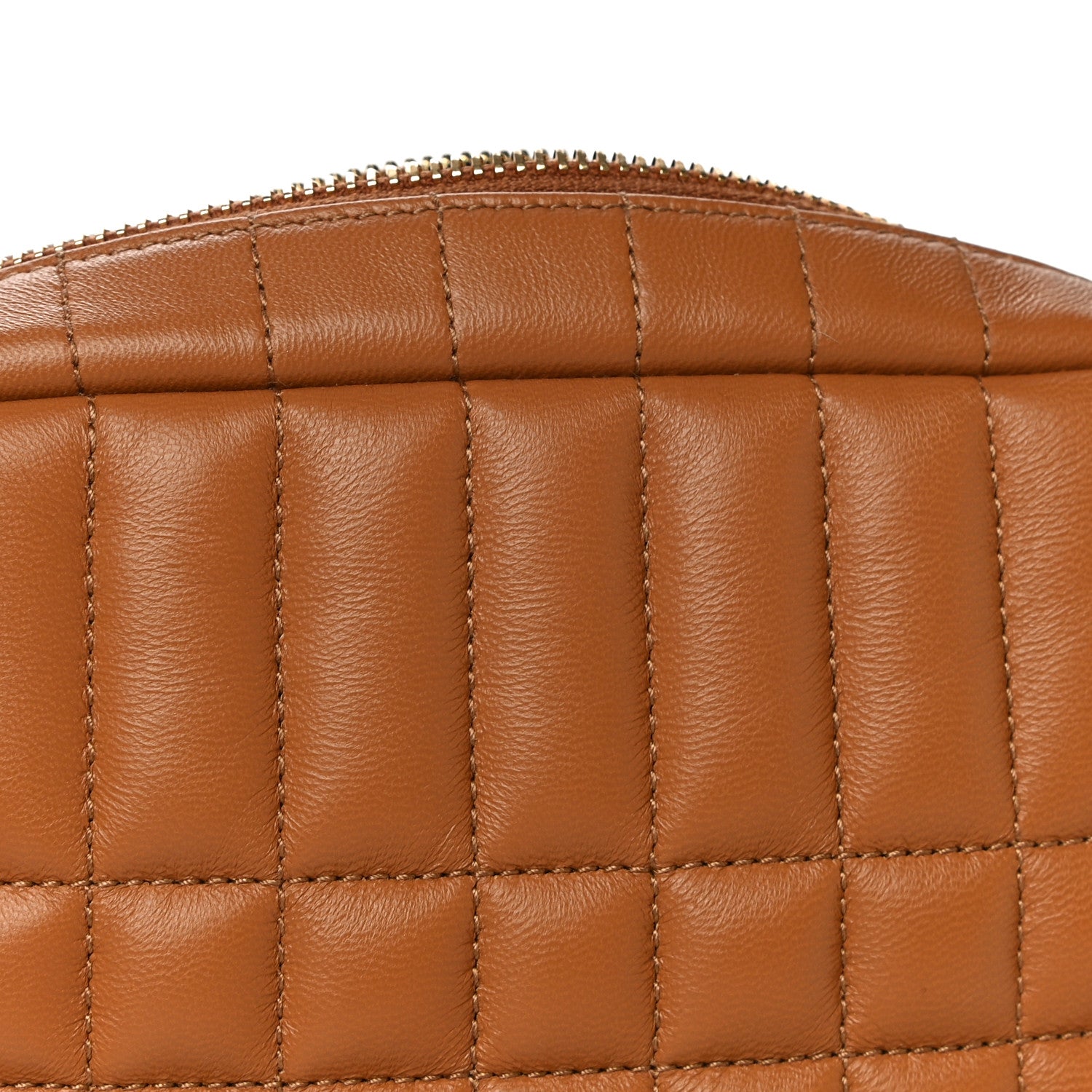 Burberry Lambskin Quilted Mini Lola Camera Bag Maple Brown 11 of 11