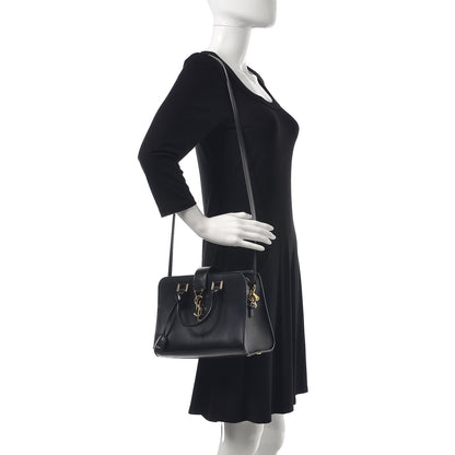 Saint Laurent Calfskin Monogram Baby Cabas Black 2 of 7