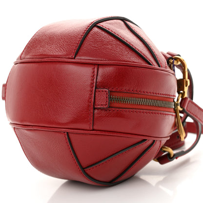 Gucci Piuma Lux Energy Mini Tifosa Basketball Shaped Shoulder Bag Romantic Cerise 10 of 10