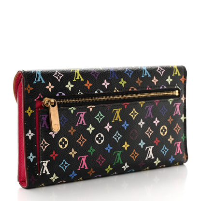 Louis Vuitton Monogram Multicolor Eugenie Wallet Black Grenade 3 of 9