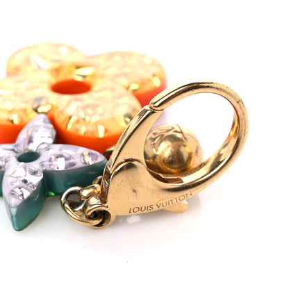 Louis Vuitton Resin Strass Glam Flower Bag Charm 3 of 3