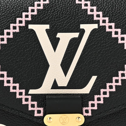 Louis Vuitton Empreinte Monogram Giant Broderies Pochette Metis Black 8 of 10