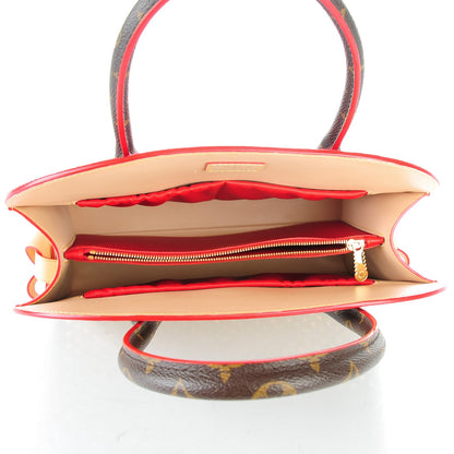 Louis Vuitton Monogram Calf Hair Spikes Iconoclasts Christian Louboutin Tote Red 5 of 7