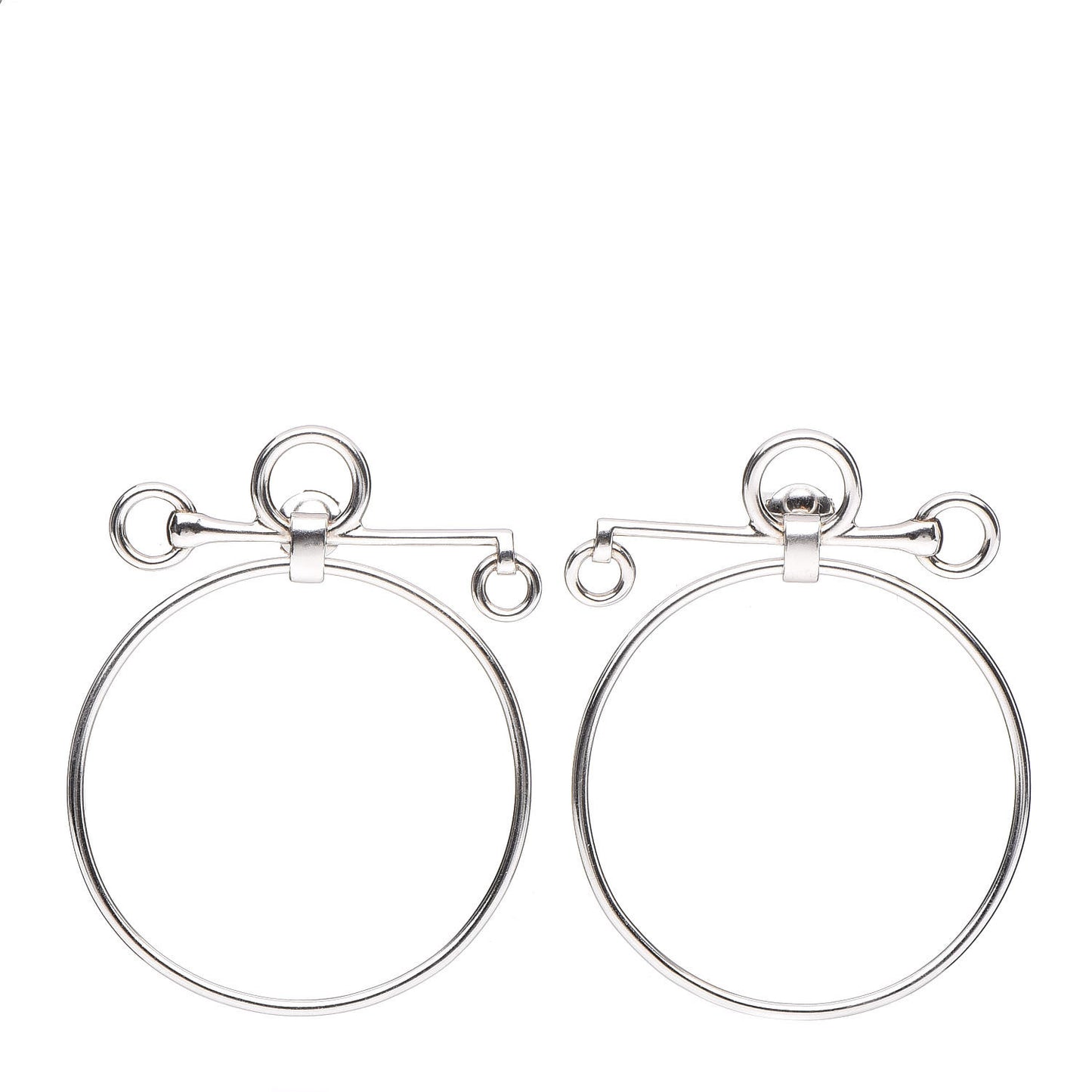 Sterling Silver Mors De Bride Earrings