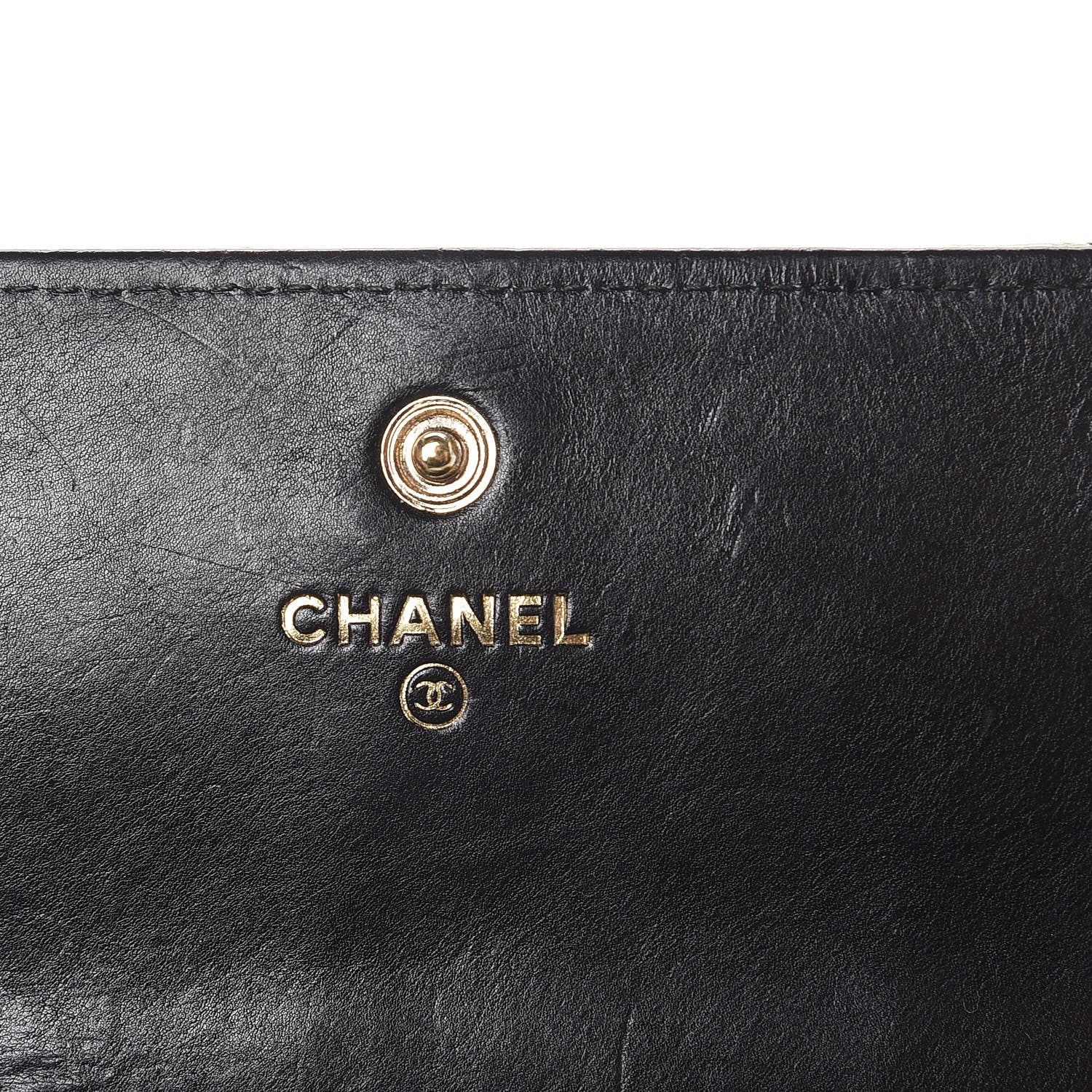 Chanel Calfskin CC Flap Wallet Black 6 of 14