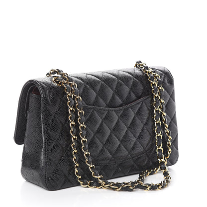 Chanel Caviar Quilted Medium Double Flap Black 2 of 8