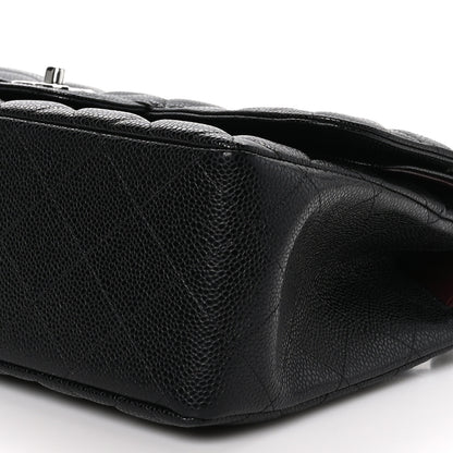 Chanel Caviar Quilted Jumbo Double Flap Black 10 of 11