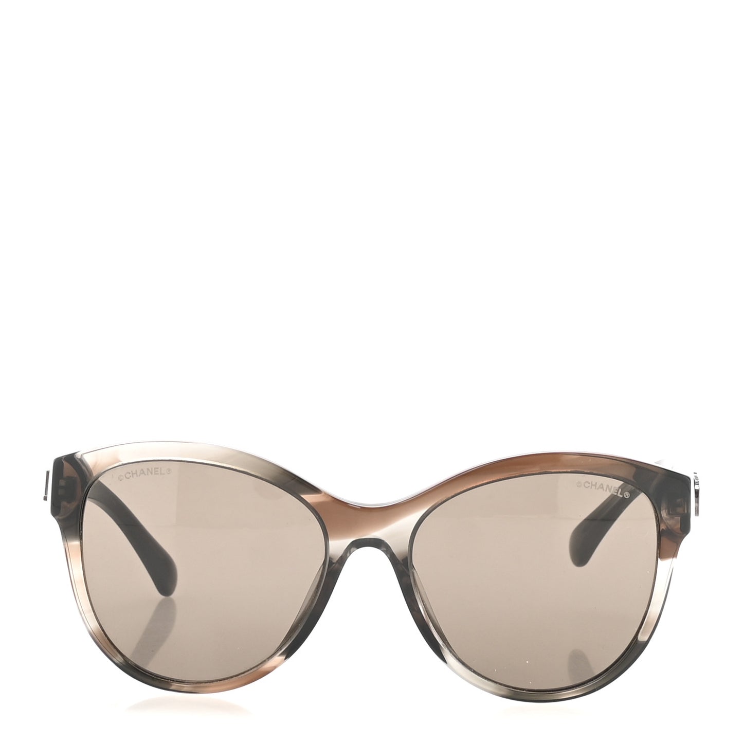 Acetate Pantos Logo Sunglasses 5458-A Brown