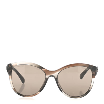 Chanel Acetate Pantos Logo Sunglasses 5458-A Brown 2 of 8