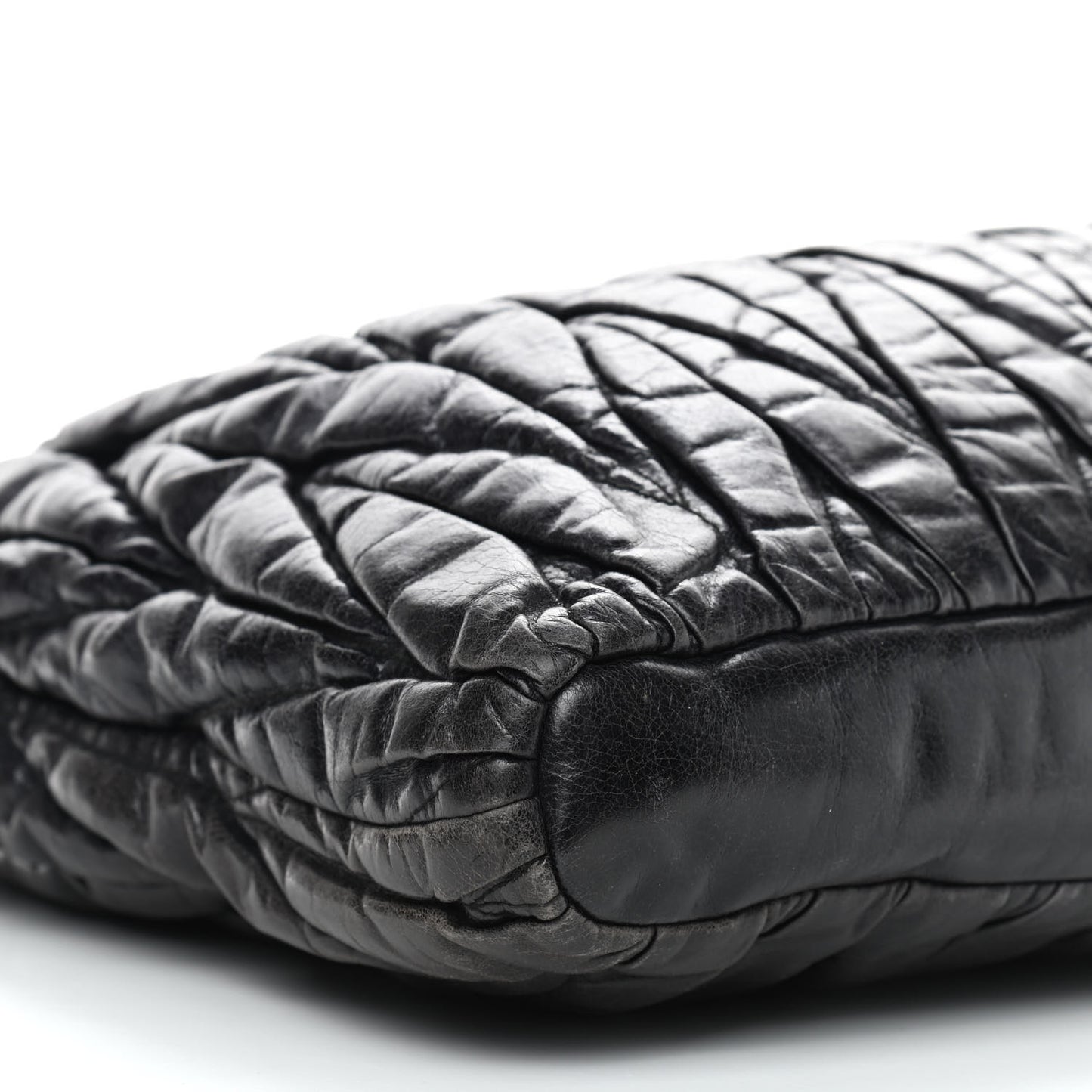 Nappa Matelasse Tote Black