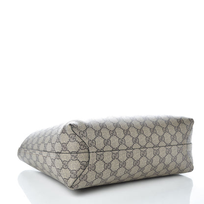 Gucci GG Supreme Monogram Small Reversible Tote Beige Black 4 of 13