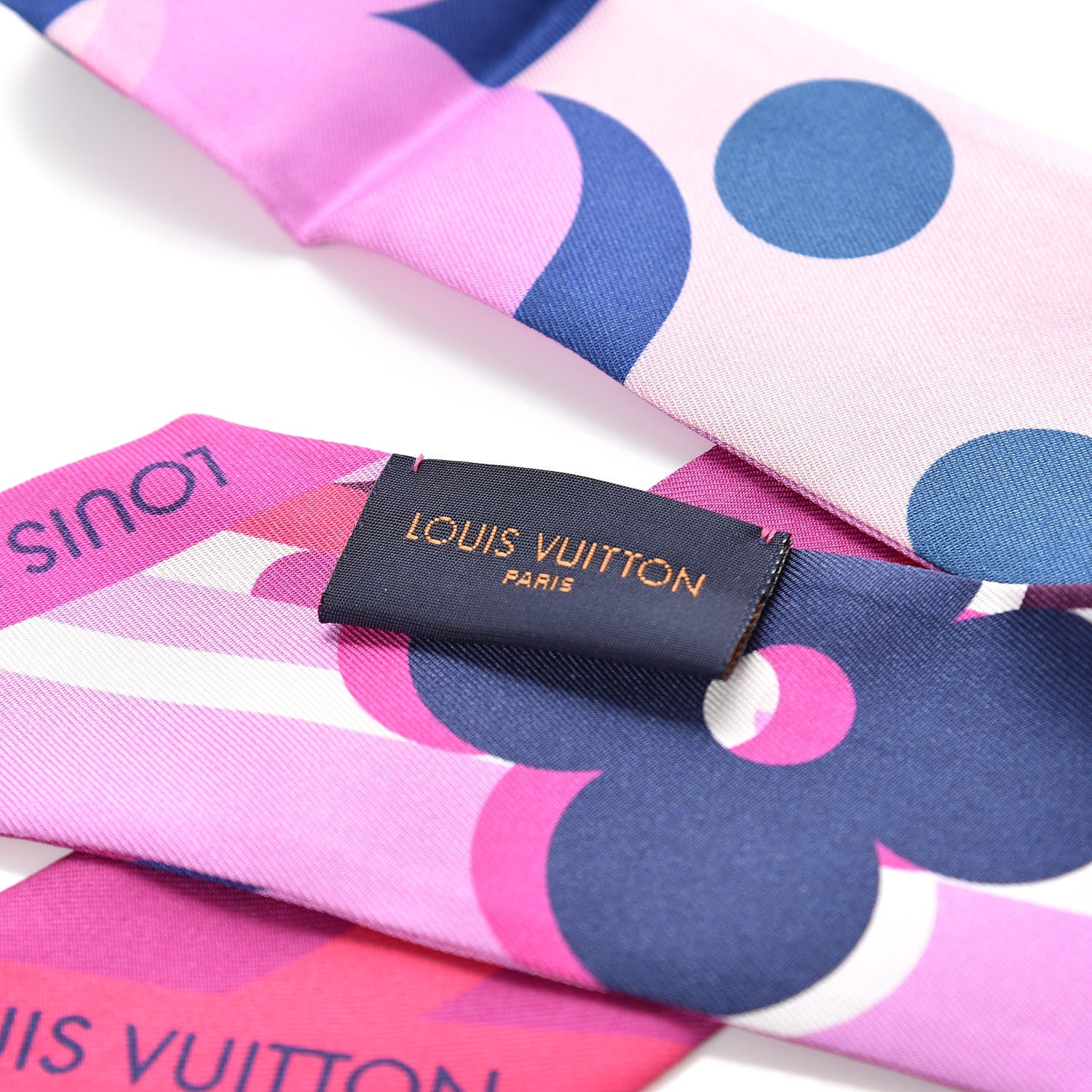 Louis Vuitton Silk Pop Monogram BB Bandeau Magenta 3 of 4
