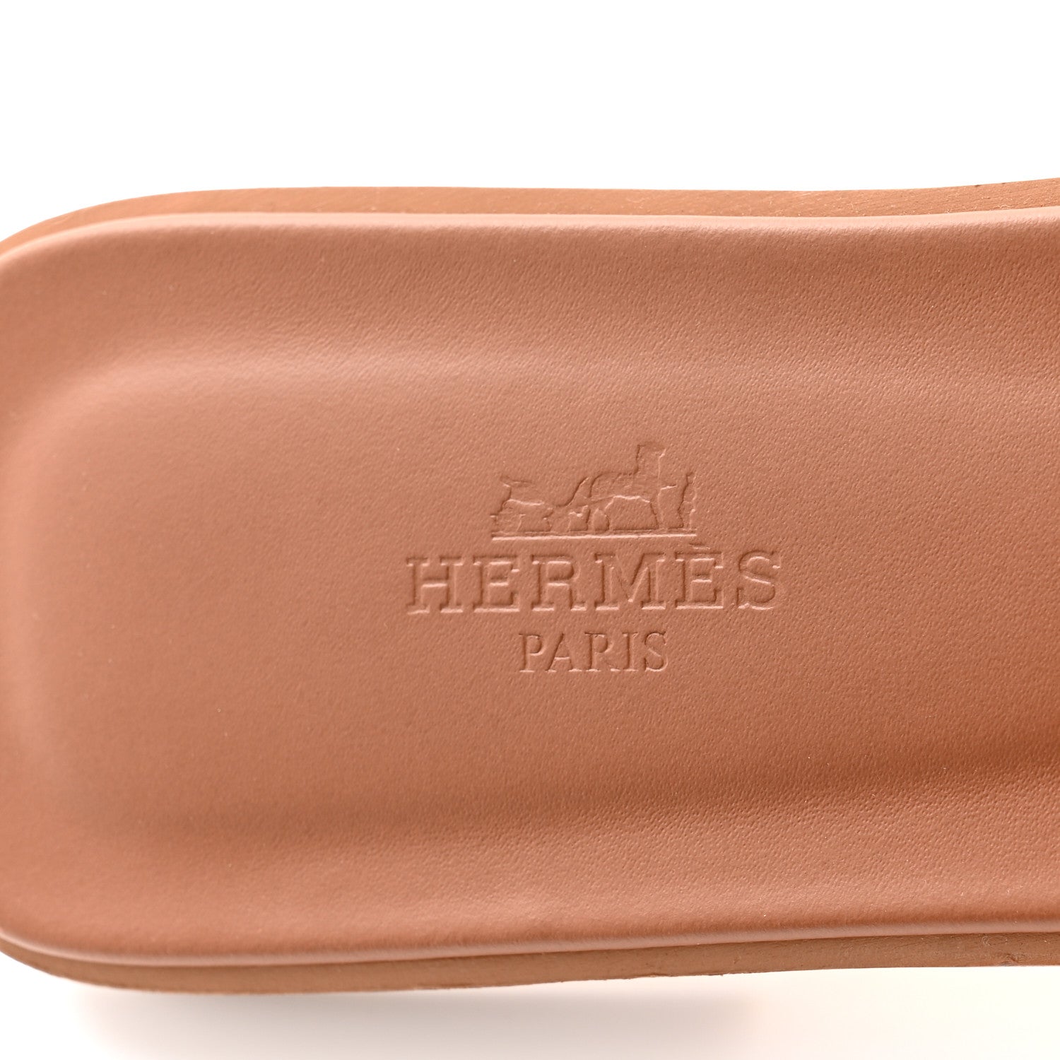 Hermes Box Calfskin Oran Sandals 39 Gold 5 of 11