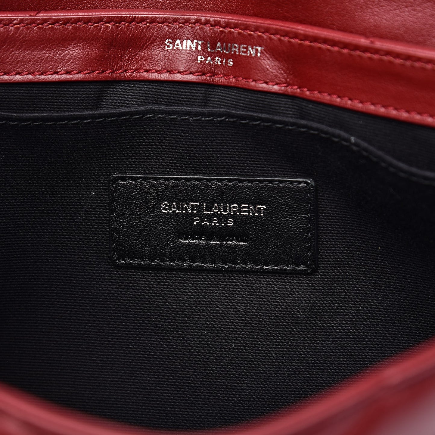 Calfskin Y Quilted Monogram Loulou Flap Bag Palissandre