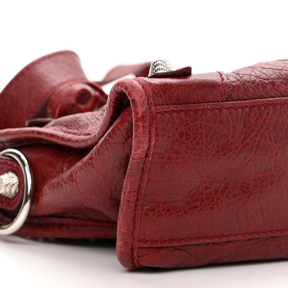 Balenciaga Agneau Giant 12 Silver Hardware Mini City Rouge Cerise 9 of 11