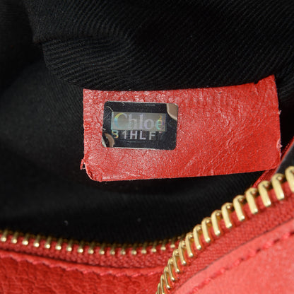 Chloe Leather Medium Ethel Satchel Lipstick 7 of 10