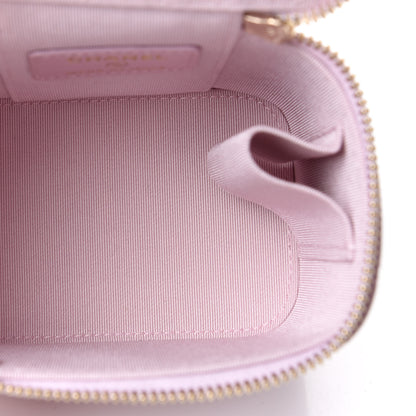 Chanel Caviar Quilted Mini Vanity Case With Chain Light Pink 5 of 8