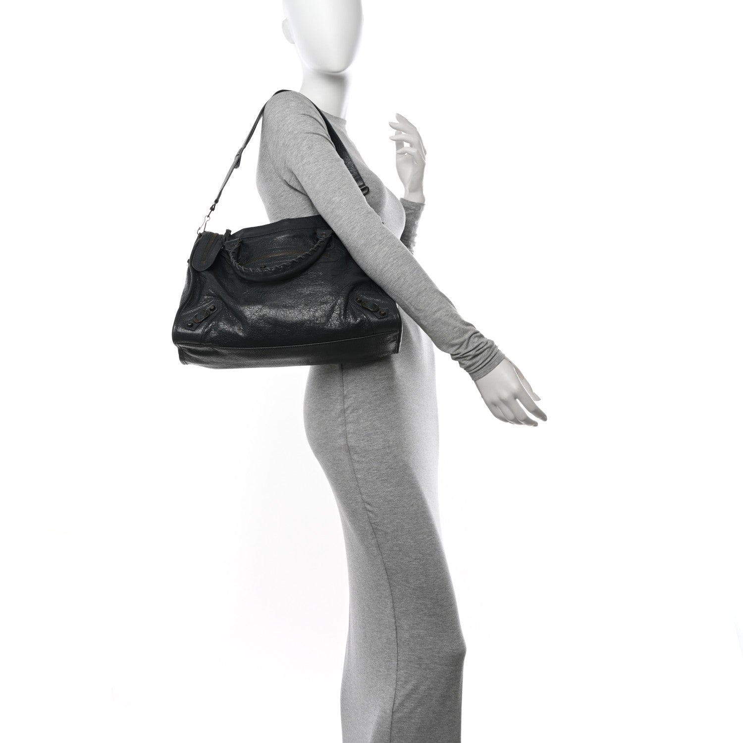 Balenciaga Agneau Classic Hardware City Anthracite 2 of 10