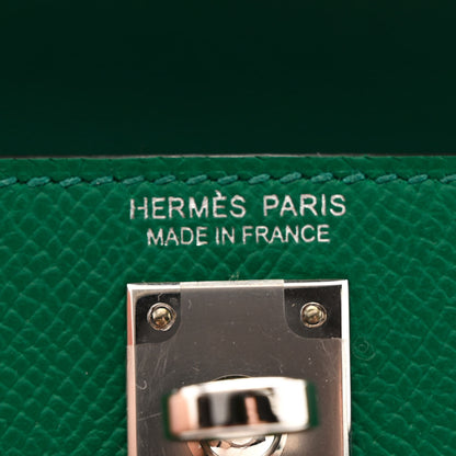 Hermes Epsom Mini Kelly Sellier 20 Vert Vertigo 6 of 10