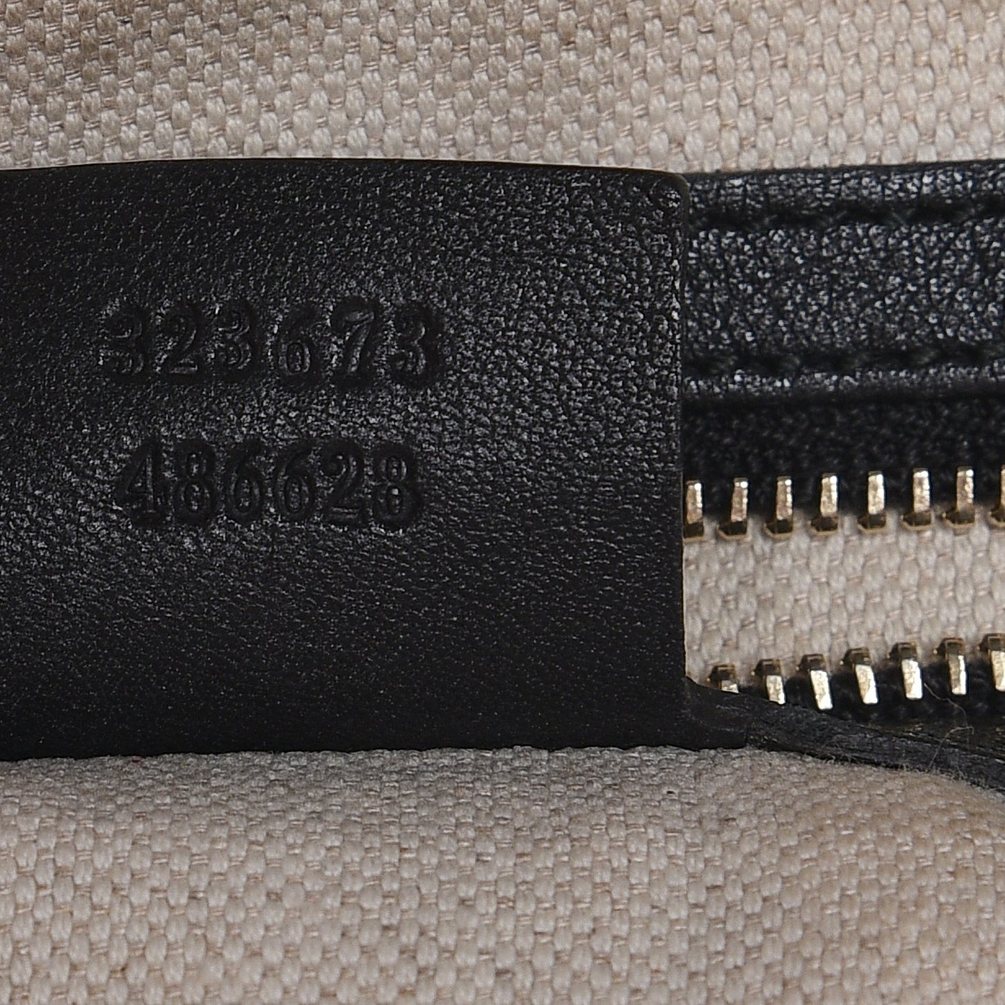 Guccissima Medium Bree Shoulder Bag Black