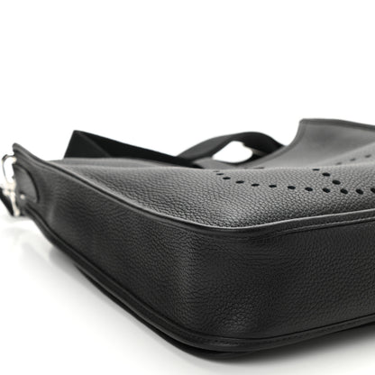Hermes Taurillon Clemence Evelyne III PM Black 9 of 11