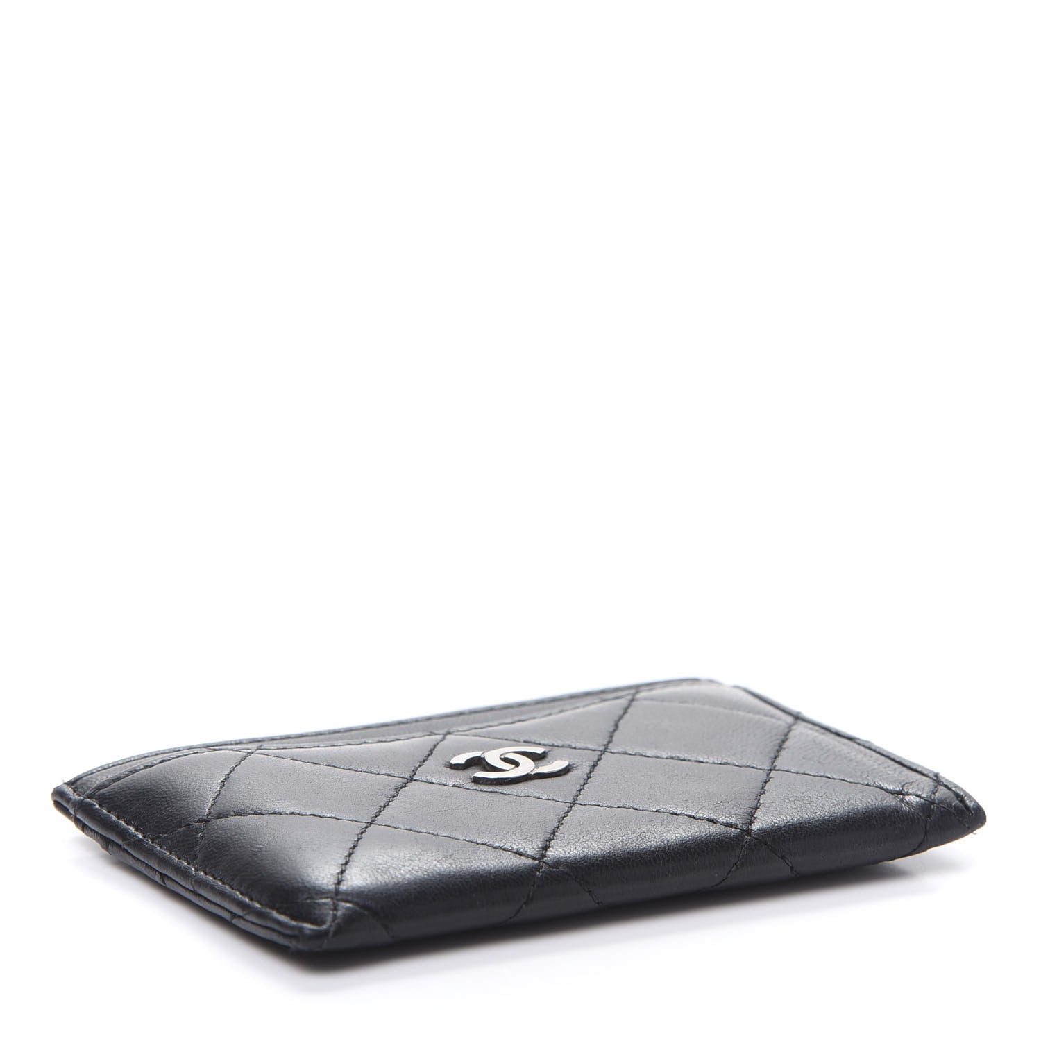 Chanel Lambskin Quilted Card Holder Black 4 of 10
