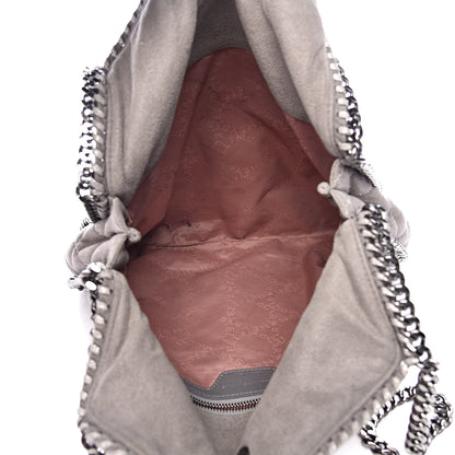 Stella McCartney Shaggy Deer Quilted Small Falabella Tote Grey 5 of 12