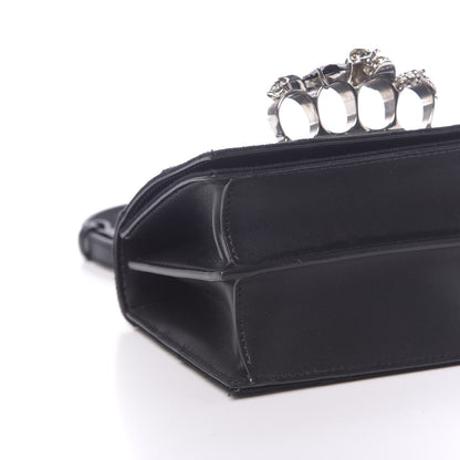 Alexander McQueen Denim Small Jeweled Knuckle Satchel Dark Denim 10 of 11