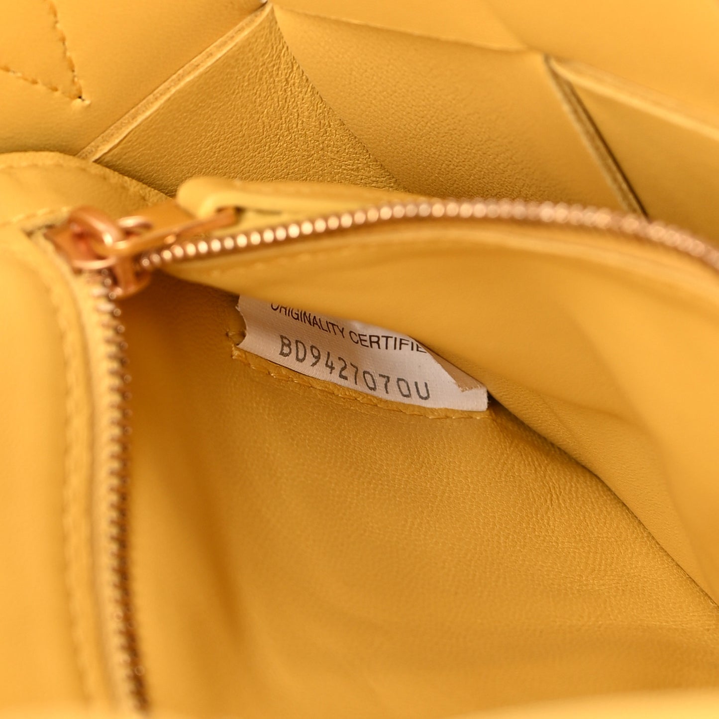 Nappa Maxi Intreccio Cassette Bag Buttercup