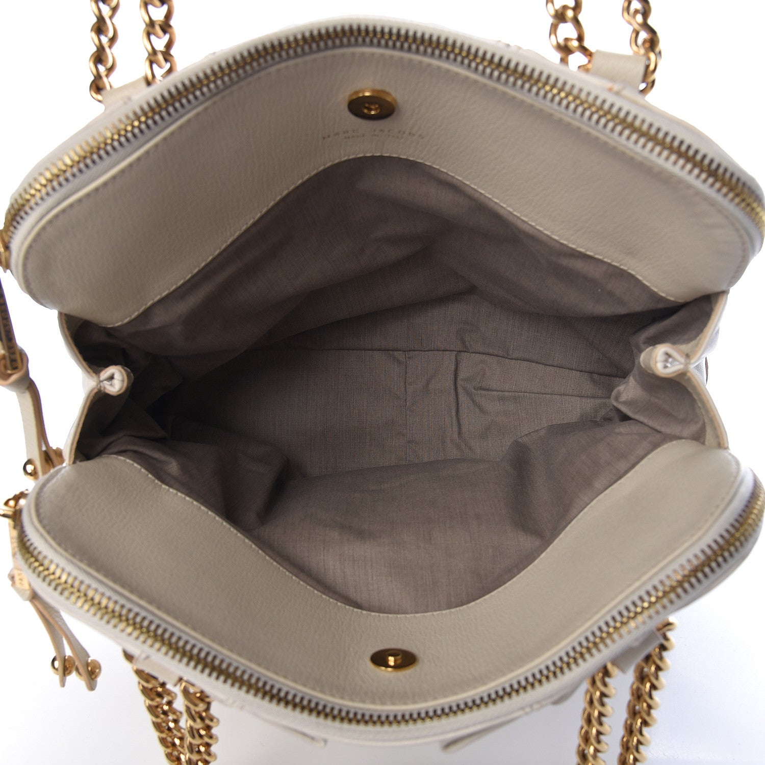 Marc Jacobs Calfskin Mix Quilted Shoulder Bag Ivory 5 of 11