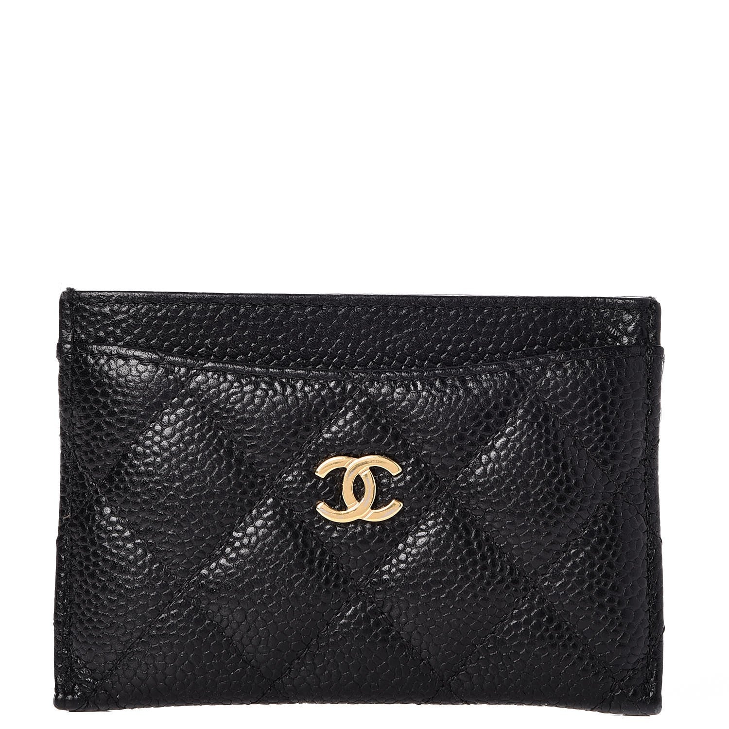 Chanel Caviar Quilted Card Holder Black 1 of 9