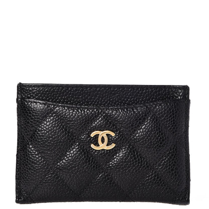Chanel Caviar Quilted Card Holder Black 1 of 9