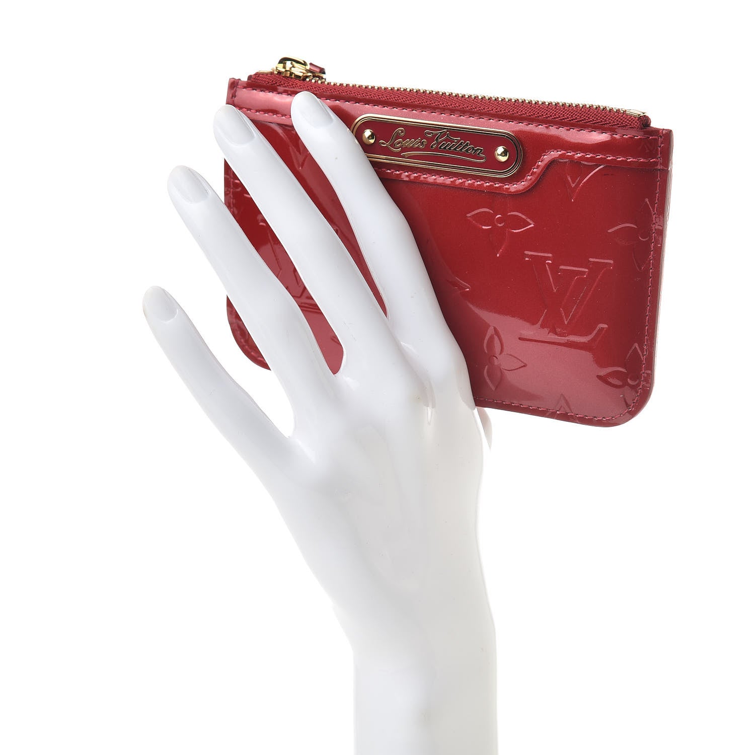 Louis Vuitton Vernis Key Pouch Pomme D'Amour 2 of 7