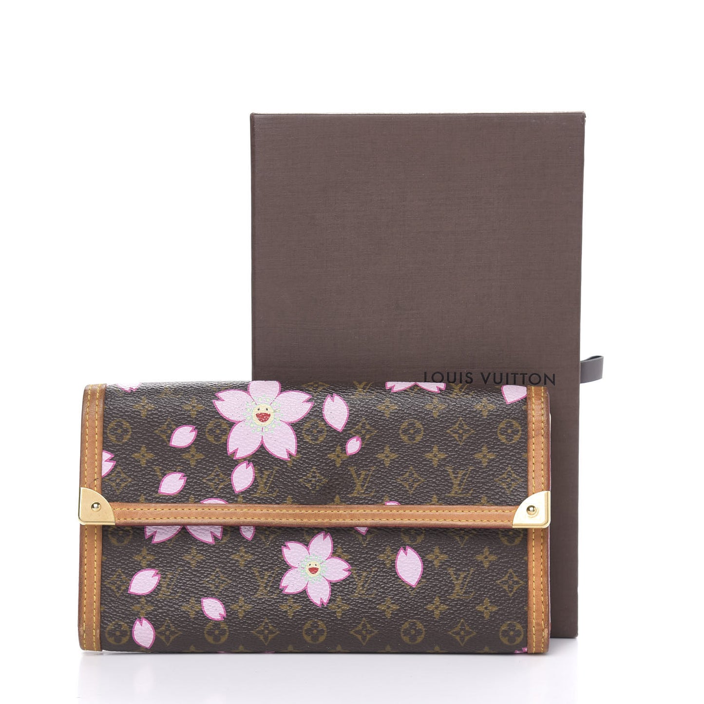 Monogram Cherry Blossom Porte Tresor International Wallet Brown