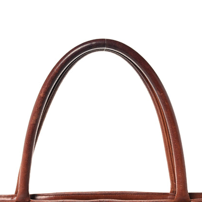 Chanel Lambskin Quilted Medallion Tote Brown 21 of 26