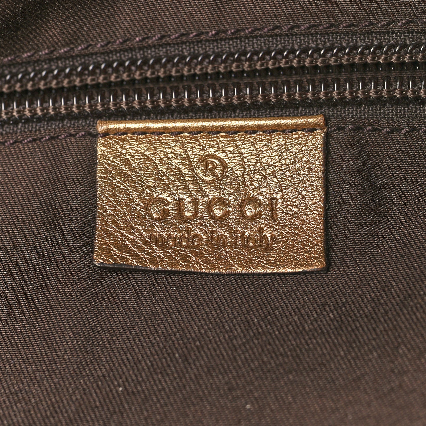 Monogram Web Medium Half Moon Hobo Gold Pink