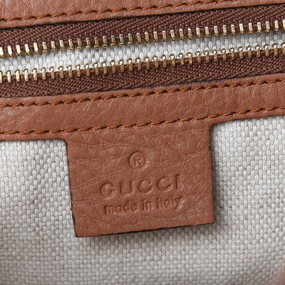 Gucci Pebbled Calfskin Small Soho Shoulder Bag Dusty Blush 6 of 17