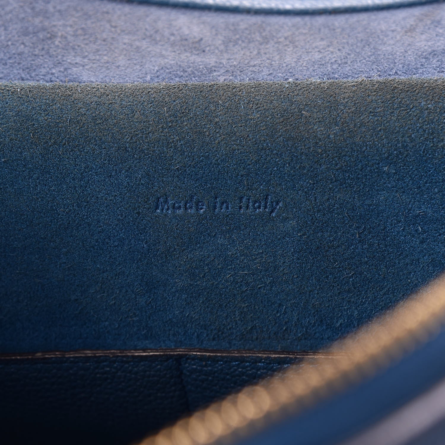 Celine Goatskin Smooth Calfskin Mini Belt Bag Sea 8 of 18