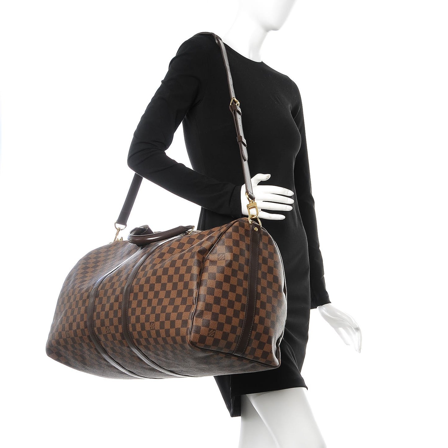 Damier Ebene Keepall Bandouliere 55