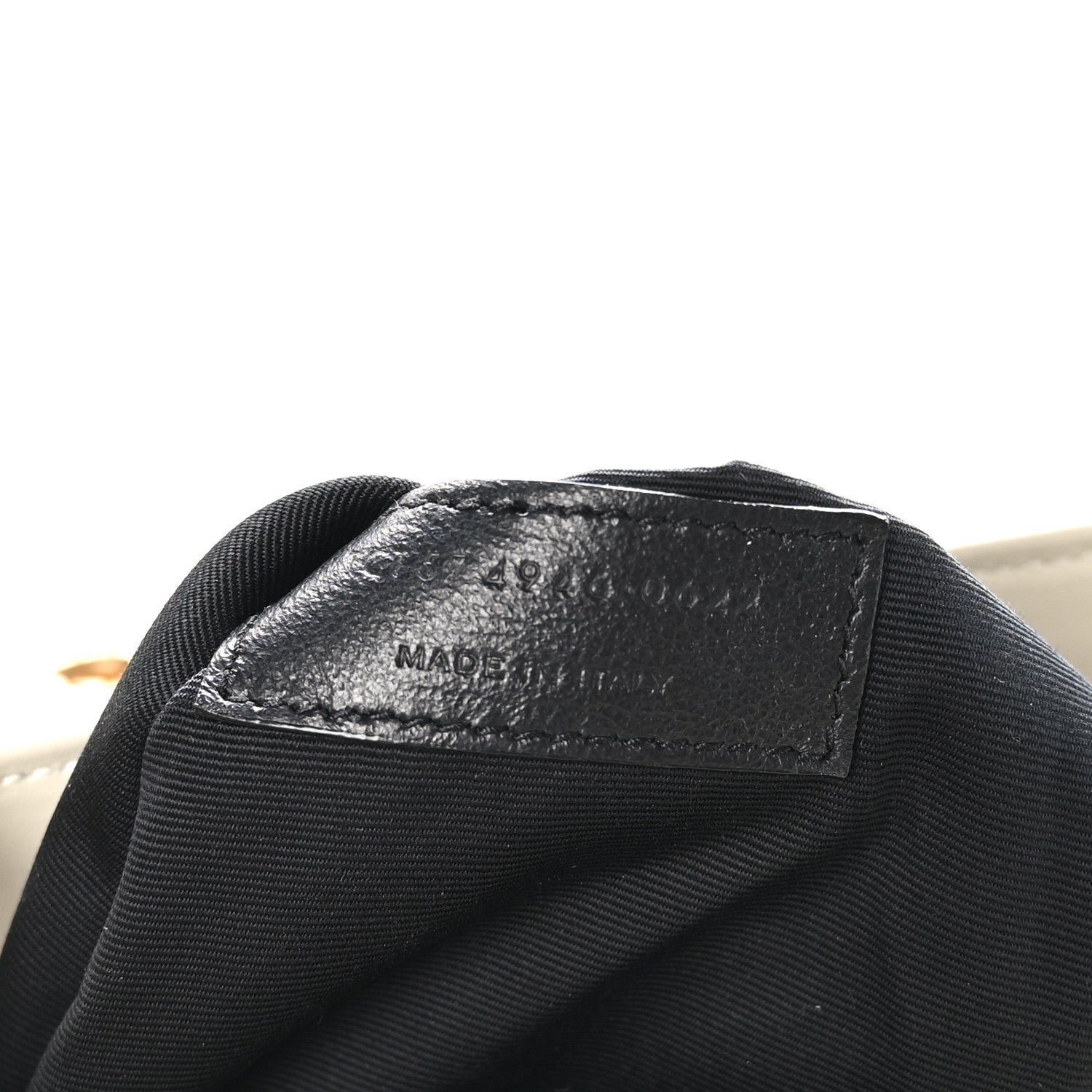 Saint Laurent Calfskin Y Quilted Monogram Medium Loulou Chain Satchel Crema Soft 8 of 11