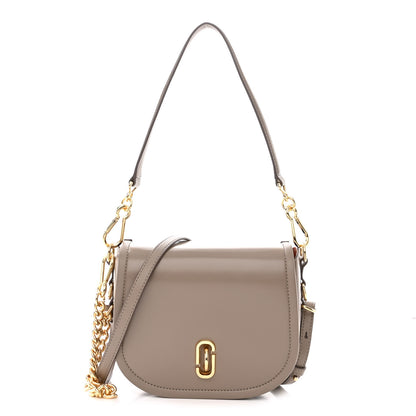 Marc Jacobs Calfskin The Saddle Bag Cement 1 of 10