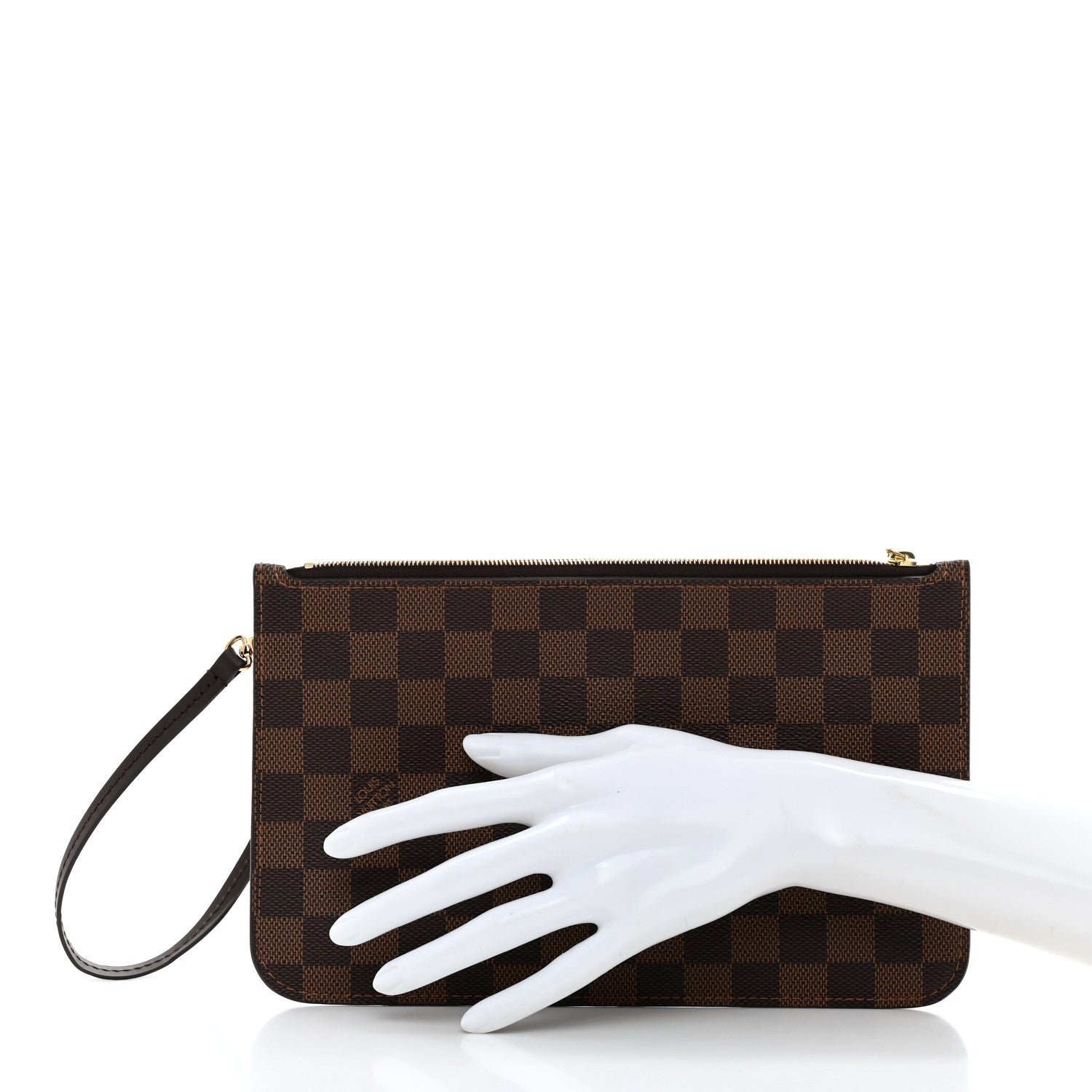 Louis Vuitton Damier Ebene Neverfull MM GM Pochette 2 of 7