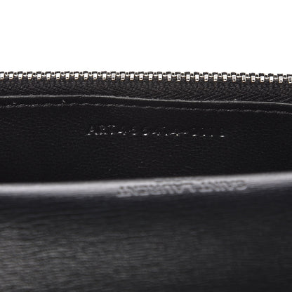 Saint Laurent Calfskin Fragments Flap Wallet Black 7 of 8