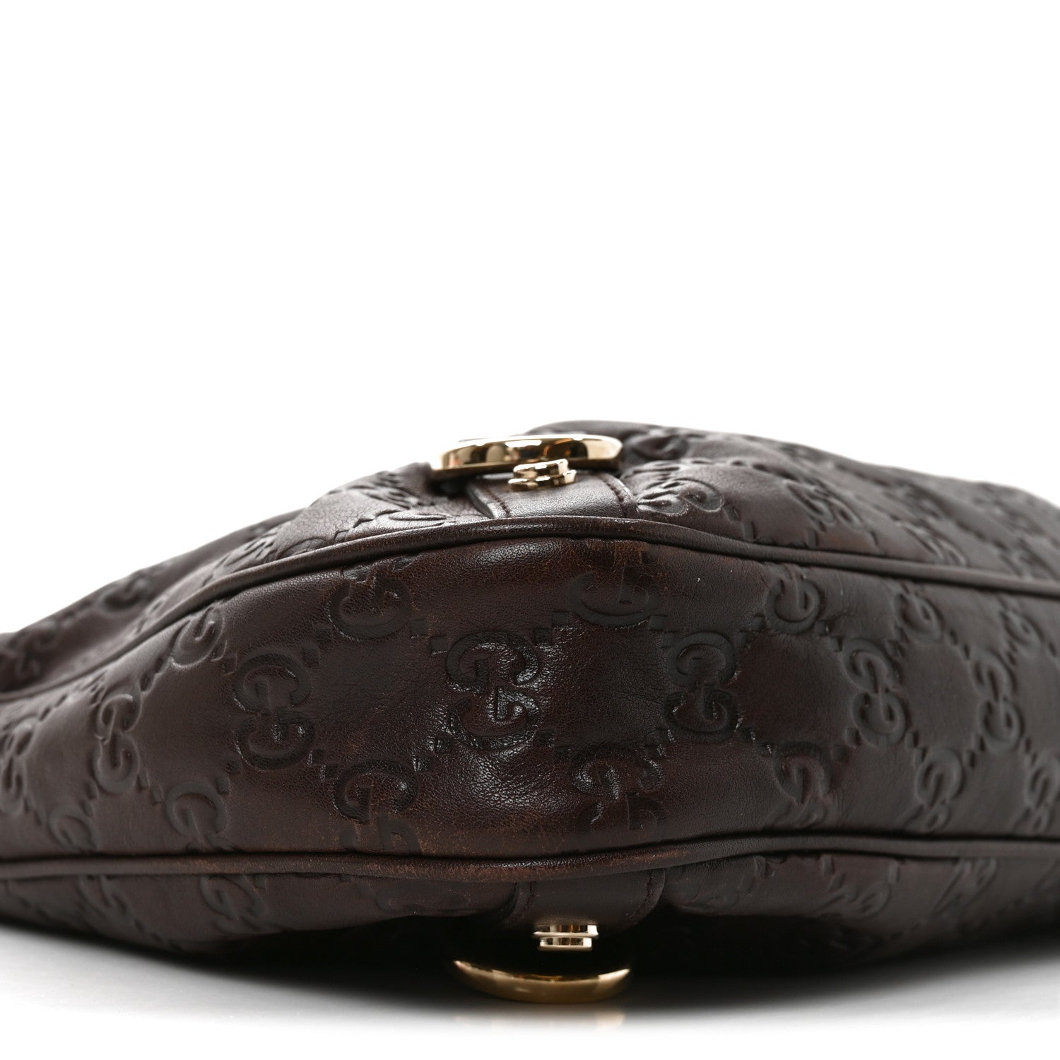 Gucci Guccissima Medium Abbey D Ring Hobo Chocolate 9 of 10