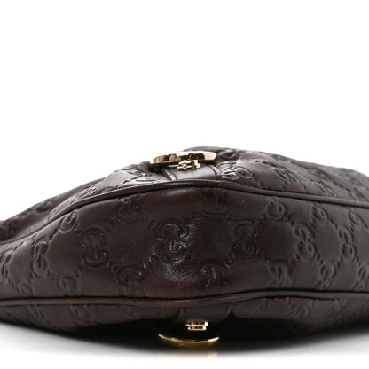 Gucci Guccissima Medium Abbey D Ring Hobo Chocolate 9 of 10